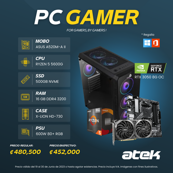 AMD R5 5600G PC ATEK
