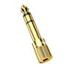 Adaptador De Audio UGREEN 20503 6.5Mm A 3.5Mm Dorado