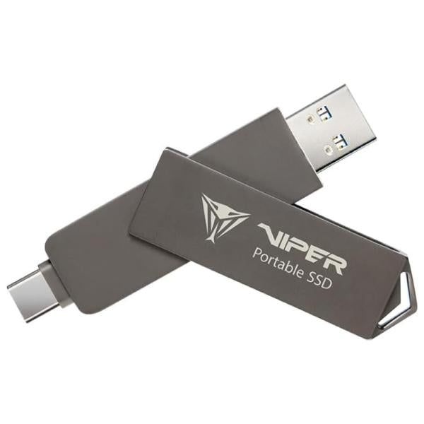 SOLIDO EXTERNO 512GB PATRIOT PVP30 DUO COMPACT USB 3.2 GEN 2 TIPO C/A 1000 MB