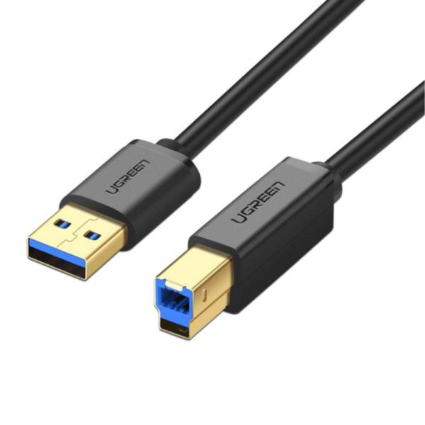 Cable UGREEN Us210 USB 3.0 Am A Bm Impresora 1M 30753 Negro