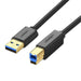 Cable UGREEN Us210 USB 3.0 Am A Bm Impresora 1M 30753 Negro