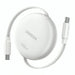 Cable Retractil UGREEN L531 USB-C A USB-C 100W Carga Rapida 95673 Blanco