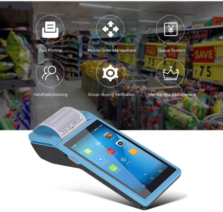Impresora de recibos para terminal POS Android NETUM PDA58-0