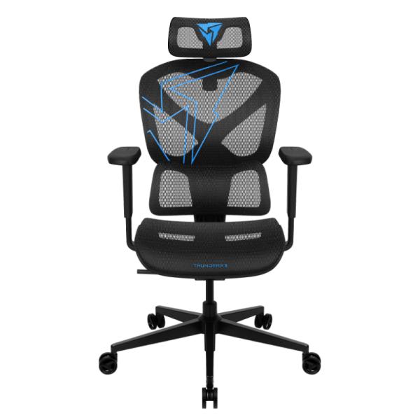Silla Ergonómica ThunderX3 YTC Mesh Racer Azul