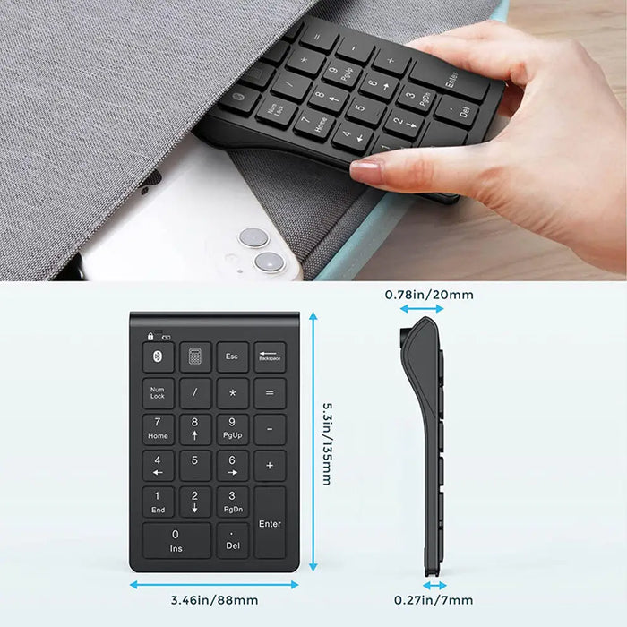 TECLADO NUMÉRICO BLUETOOTH PARA PORTÁTIL