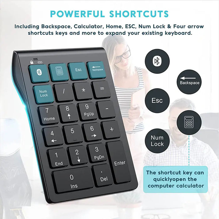 TECLADO NUMÉRICO BLUETOOTH PARA PORTÁTIL