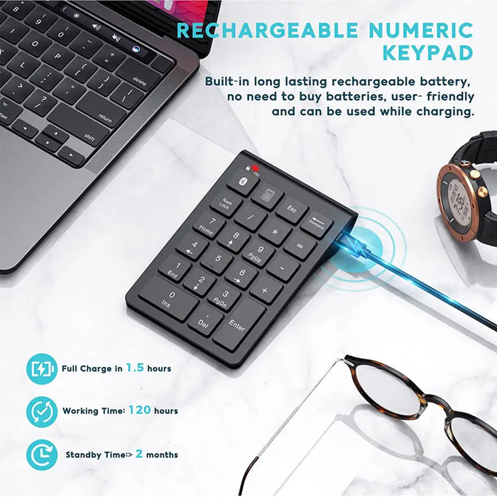 TECLADO NUMÉRICO BLUETOOTH PARA PORTÁTIL