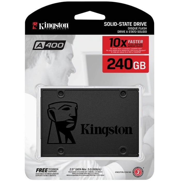 SSD Kingston A400 SATA III – 240GB/A400 2.5" SATA III 500MB