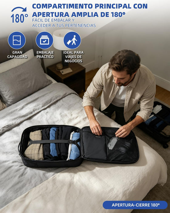 Mochila de viaje EVOX de 35 L, para portátil de 16 pulgadas