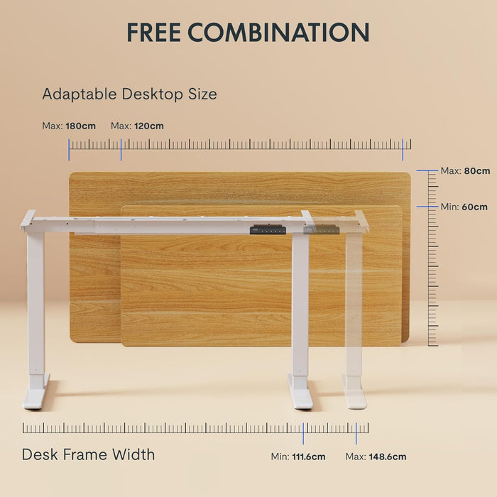 Escritorio FLEXISPOT E1 Pro Marco Elevable Eléctrico de escritorio