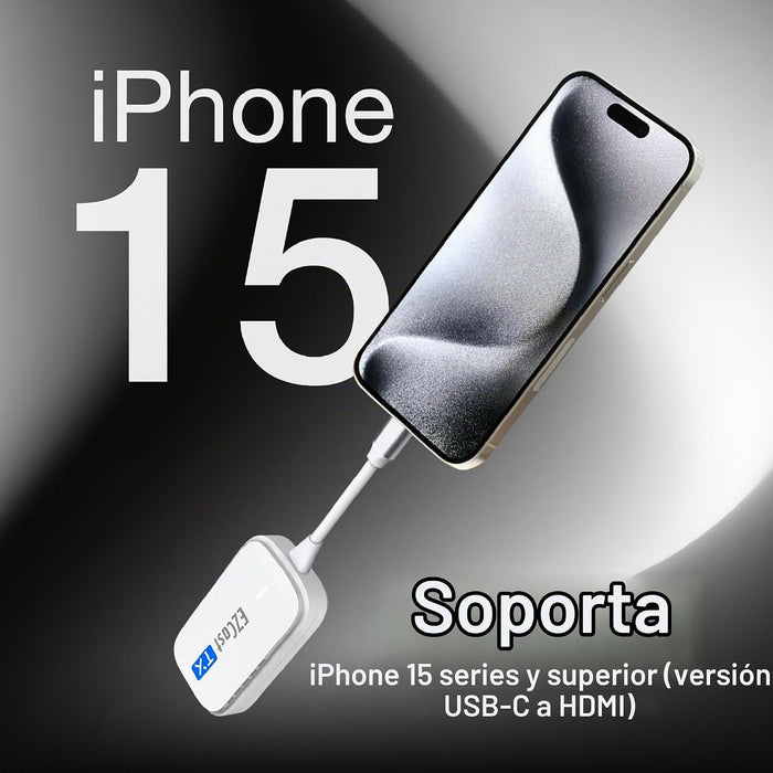 EZCast Transmisor y receptor inalámbrico USB-C a HDMI,