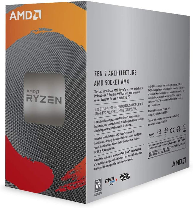 PROCESADOR AMD RYZEN 5 3600 3RD 3.6 GHZ 6N AM4 100