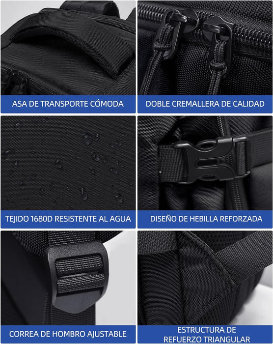 Mochila de viaje EVOX de 35 L, para portátil de 16 pulgadas