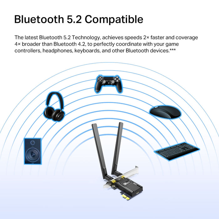 TP-link adaptador bluetooth 5.2 wi-fi 6 Archer