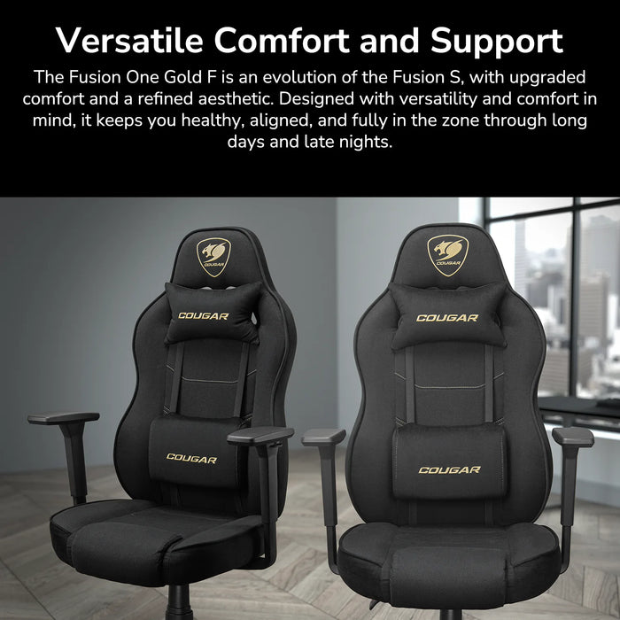 Silla Gamer FUSION ONE GOLD F 3MFOFGLB.0001