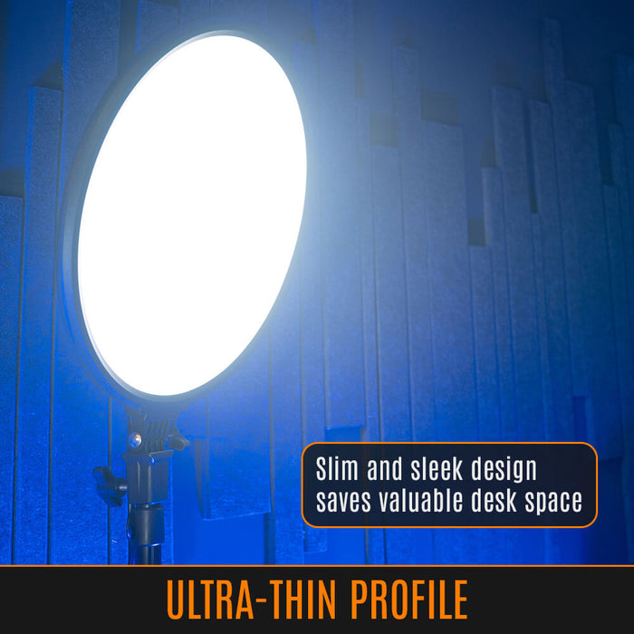 Aro De Luz Para Selfie Aerocool Glow 14"-USB-TP SPIF-GL14262.11