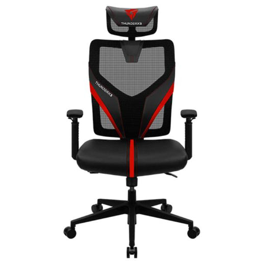 Silla Gaming Ergonómica ThunderX3 Yama1 Negro/Rojo