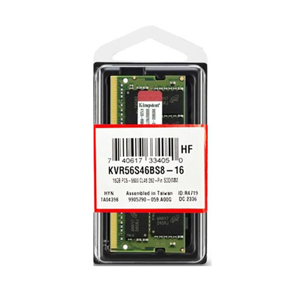 MEMORIA RAM PARA LAPTOP 16GB KINGSTON DDR5 5600MHZ