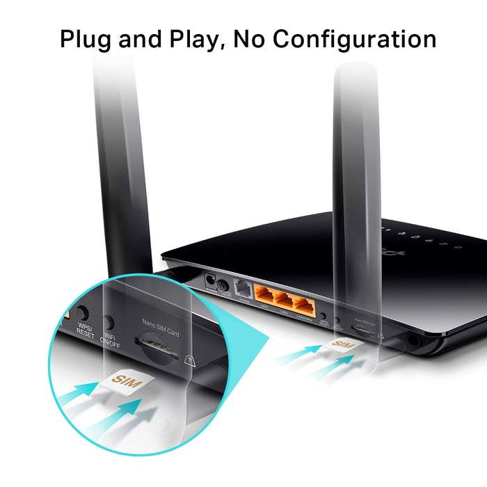 ROUTER TP LINK INALAMBRICO 4G LTE TELEPHONY TL-MR6500V