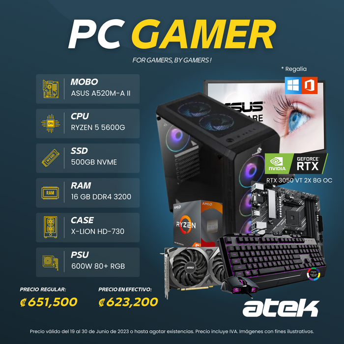 AMD R5 5600G PC Atek