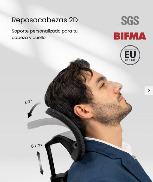 Silla FlexiSpot de oficina BS3 NEGRA