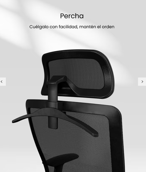 Silla FlexiSpot de oficina BS3 NEGRA