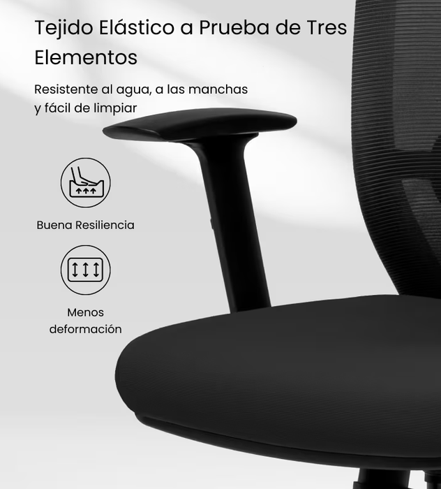 Silla FlexiSpot de oficina BS3 NEGRA