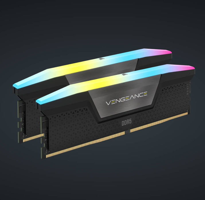 CORSAIR VENGEANCE RGB DDR5 RAM 32 GB (2 x 16 GB) 6000 MHz CL36