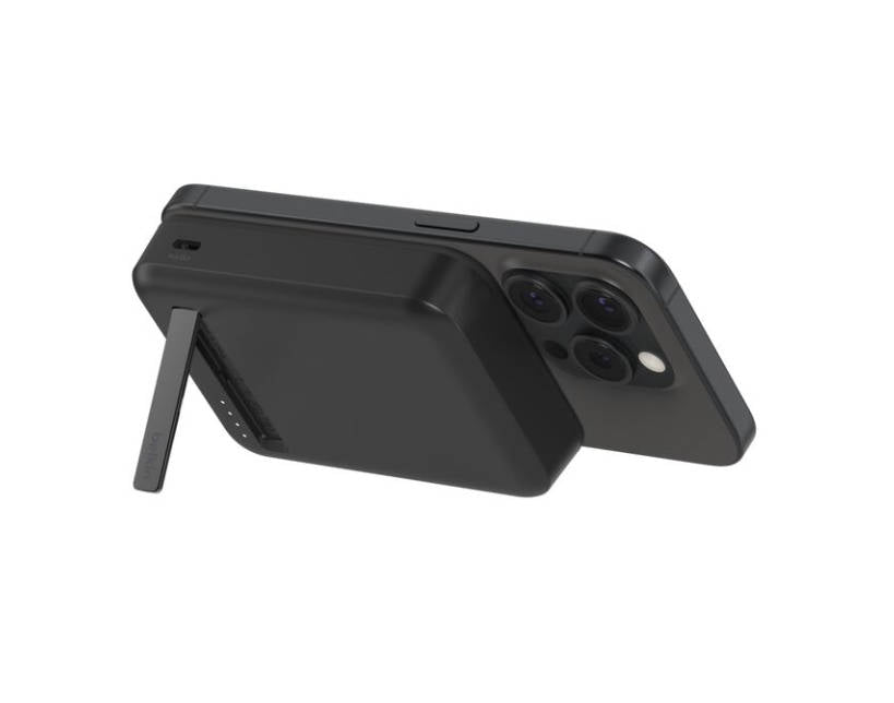 Batería Externa Inalámbrica Magnética 10,000mAh Qi2, BPD008BT, Negro