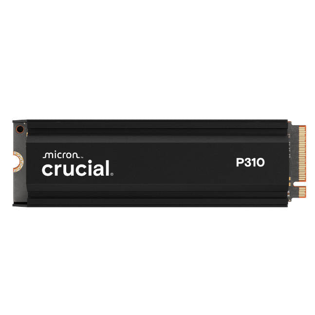 SSD internó Crucial P310 1TB PCIe Gen4 NVMe 2280 M.2 SSD with heatsink