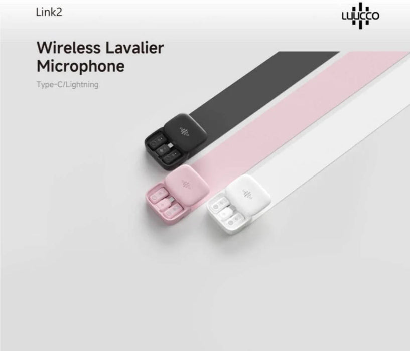Micrófonos inalámbricos ultra-compactos USB-C para smartphones 2 mics Luucco Link2