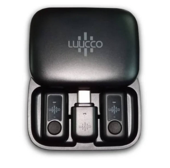 Micrófonos inalámbricos ultra-compactos USB-C para smartphones 2 mics Luucco Link2