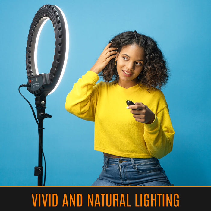 ANILLO DE LUZ PARA SELFIE STREAMPLIFY 14"-US-F-TP SPIR-LZ14262.11