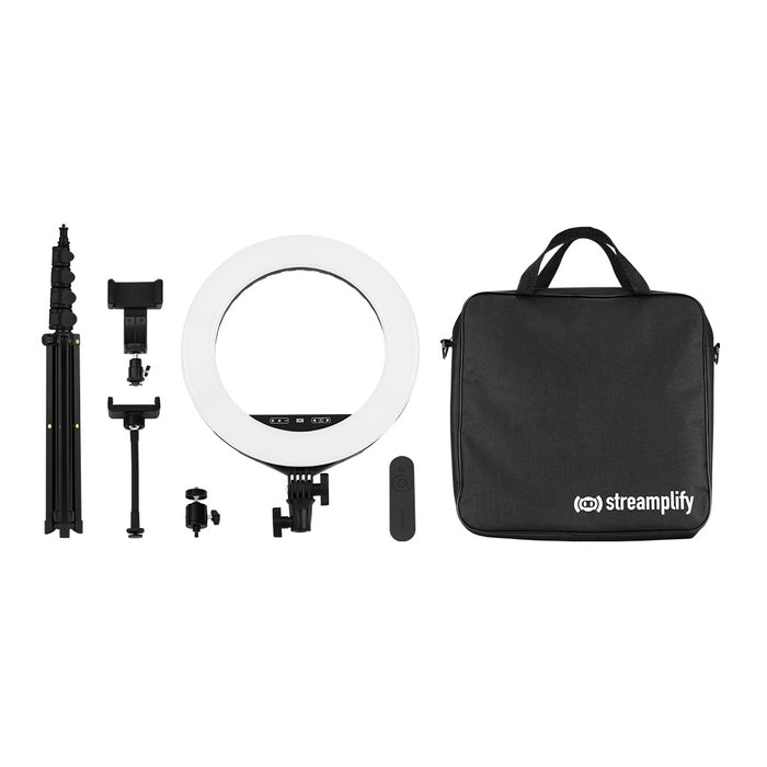 ANILLO DE LUZ PARA SELFIE STREAMPLIFY 14"-US-F-TP SPIR-LZ14262.11