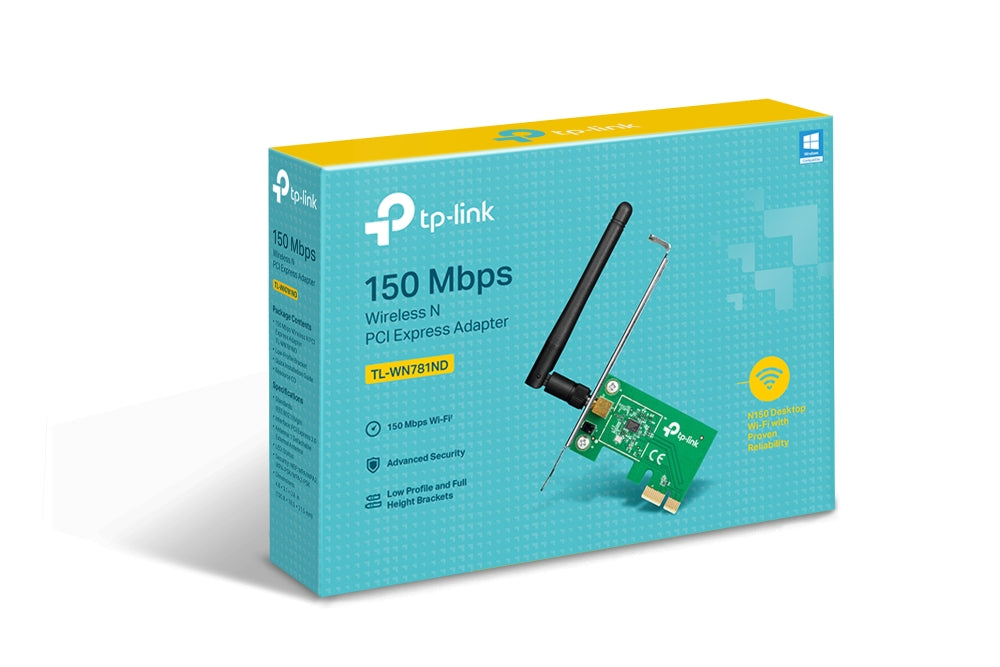 TP-link 150Mbps Wi-Fi PCI Express adoptador