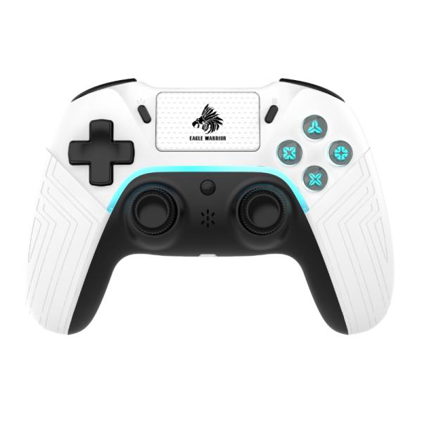 GAME PAD EAGLE WARRIOR FG02B Blanco/PS4