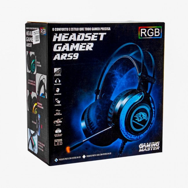 KME FHS00230001C Gaming Master ARS9 RGB Gaming Headset