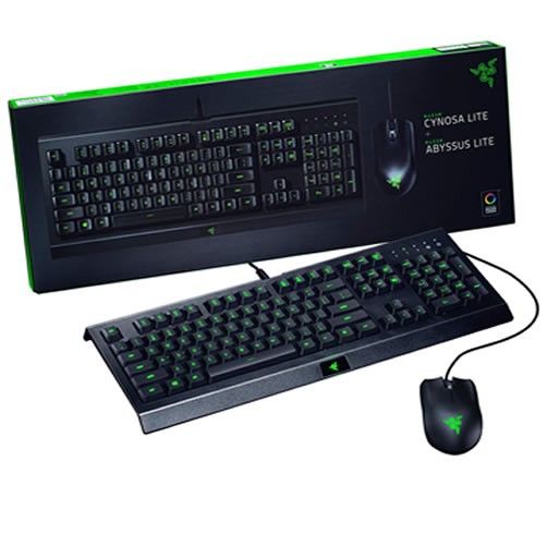 Razer - Keyboard and mouse set - Spanish - Wired - Cynosa Lite+Abyssus